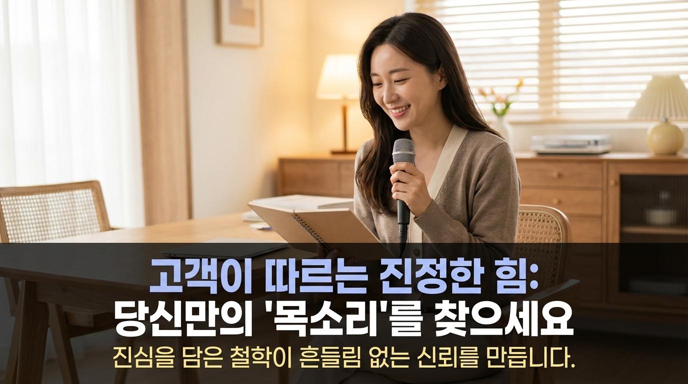 수많은 전문가 속, 당신을 빛낼 단 하나의 힘: 진짜 '내 목소리'를 찾아라