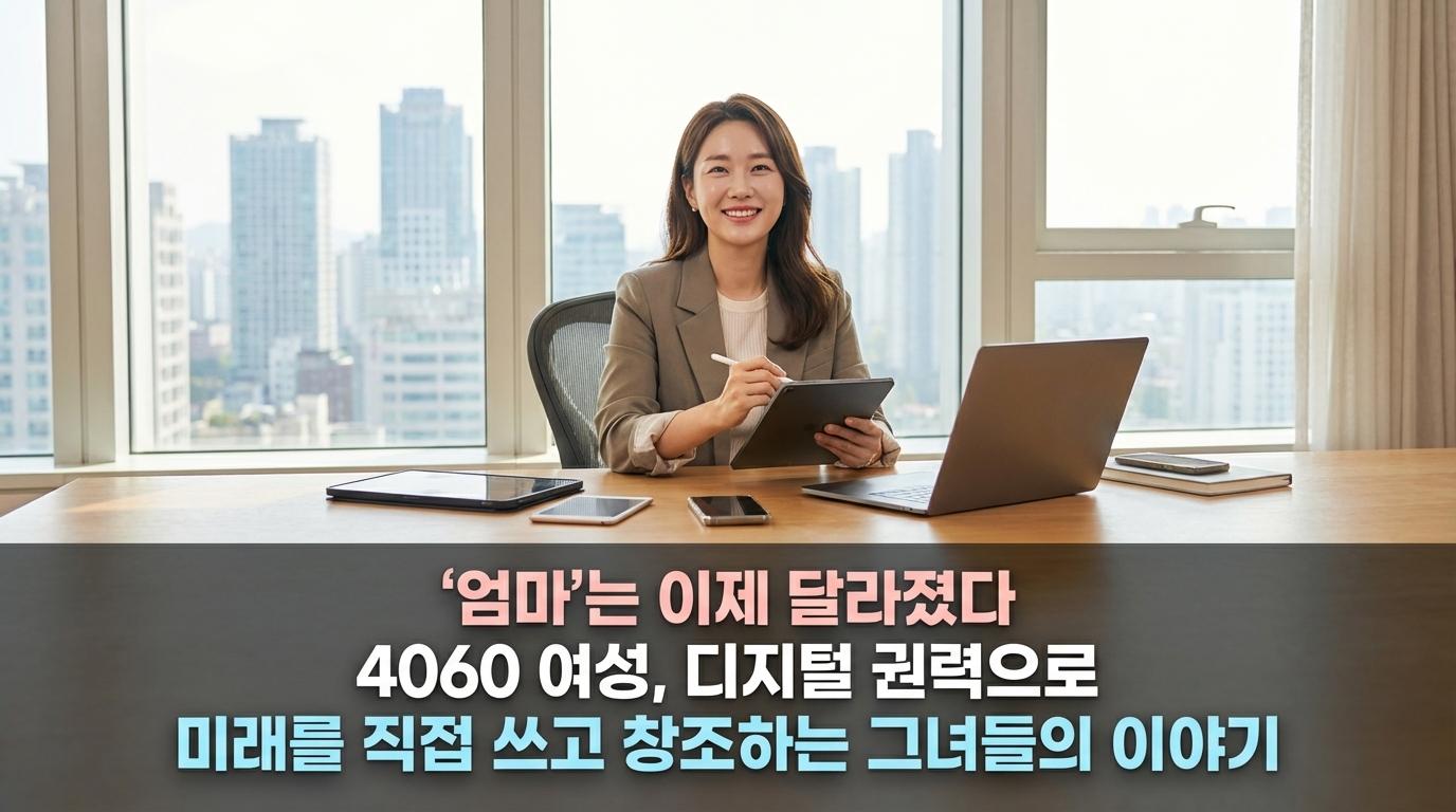 [2025 트렌드] 대한민국 4060 여성, 디지털 변방에서 '핵심 권력'으로 부상하다
