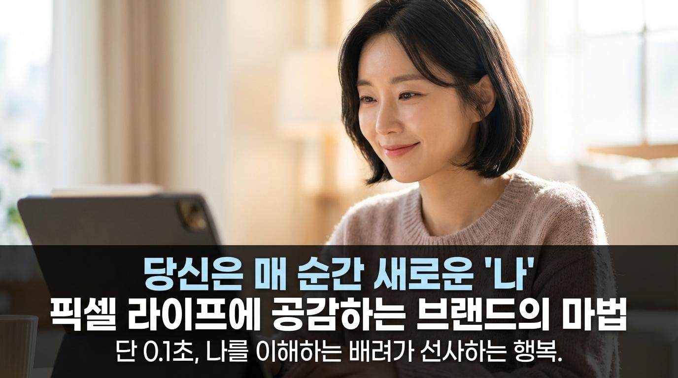 기분 따라 색깔 바꾸는 브랜드? '지금 이 순간' 당신의 픽셀에 맞춰라